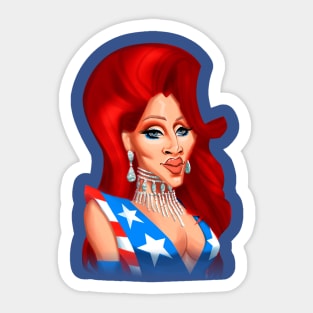 Drag race season12 ruamerica Sticker